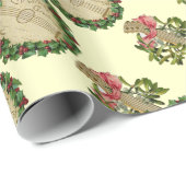 クリスマスバンジョー、ミスタントリー、ホリーベリー、ブルージェム ラッピングペーパー (ロールコーナー)