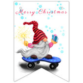 クリスマスバンティングフラッグズスケーター格言とギフト バンティングフラッグ (第1の旗)