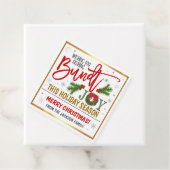 クリスマスバンドケーキギフトラベル フェイバータグ (インサイチュ)