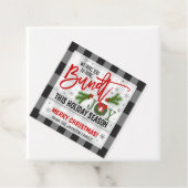 クリスマスバンドケーキギフトラベル フェイバータグ (インサイチュ)