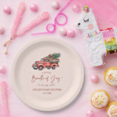 クリスマスバンドルの喜びクリスマスベビーシャワー ペーパープレート (パーティー)