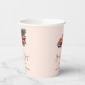 クリスマスバンドルの喜びクリスマスベビーシャワー 紙コップ (左)