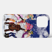 クリスマスバンド – ハッピーソング – スケッチ-おもしろい Case-Mate iPhoneケース (裏面 (横))