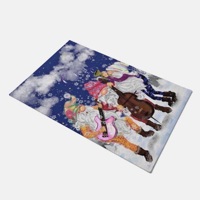 クリスマスバンド-ハッピーソング- ドアマット (アングル)