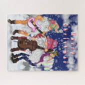 クリスマスバンド – Happy Song ジグソーパズル (横)