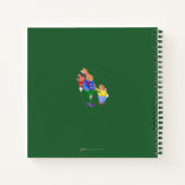 クリスマスバンニーズスパイラルノート ノートブック (裏面)