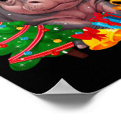 クリスマスバーにヒポポタマスが欲しい ポスター (角)