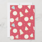 クリスマスバースデーパーティークッキー飾ズ 招待状 (裏面)