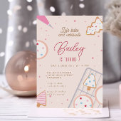 クリスマスバースデーパーティークッキー飾ズ 招待状