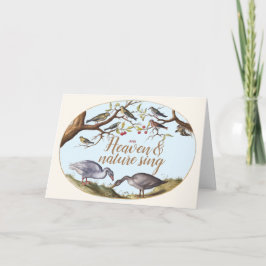 クリスマスバーズホリデーカード シーズンカード