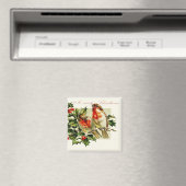 クリスマスバーズヴィンテージ磁石 マグネット (インサイチュ (食洗機))