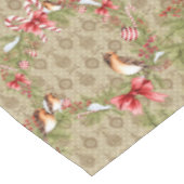 クリスマスバードと松の枝 テーブルクロス (アングル)