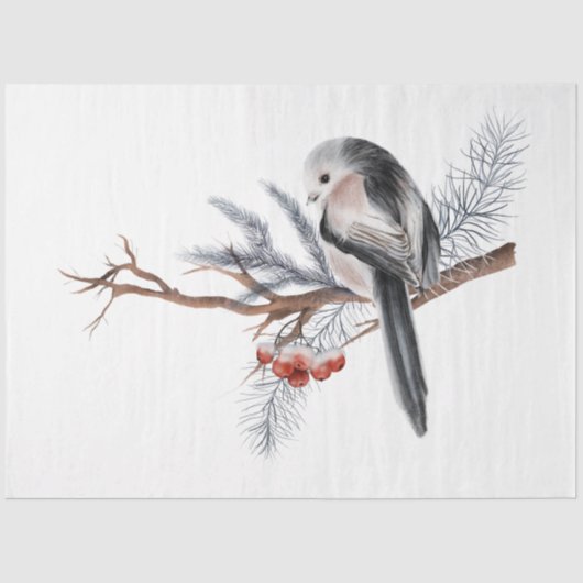 クリスマスバードシリーズデザイン1 薄葉紙 (正面)