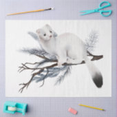 クリスマスバードシリーズデザイン4 薄葉紙 (クラフト)