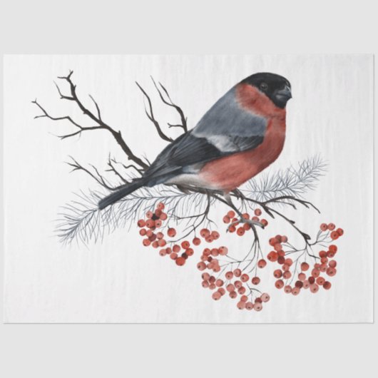 クリスマスバードシリーズデザイン7 薄葉紙 (正面)