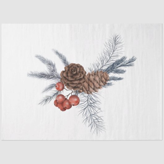 クリスマスバードシリーズデザイン9 薄葉紙 (正面)