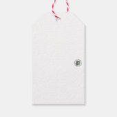 クリスマスバードフィーダーギフトラベル ギフトタグ (裏面)