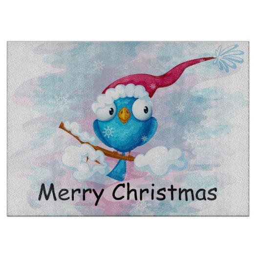 クリスマスバード カッティングボード (正面)