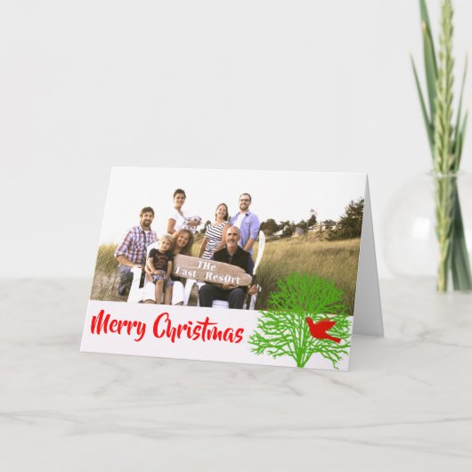 クリスマスバード –  シーズンカード (正面)