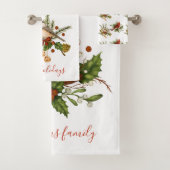 クリスマスバード バスタオルセット (インサイチュ)