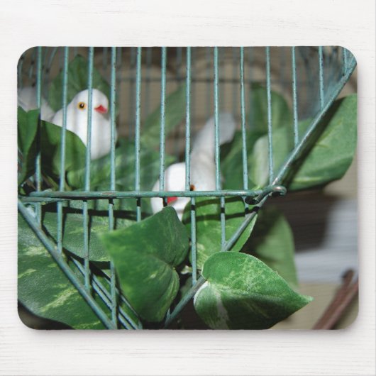 クリスマスバード マウスパッド (正面)