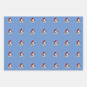 クリスマスバード ラッピングペーパーシート (正面2)