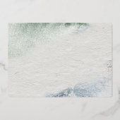 クリスマスバード 箔招待状 (裏面)