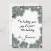 クリスマスバード（鳥）ショウジョウコウカンチョウヌサッチ《鳥》アメリカゴガラパイン シーズンカード (裏面)