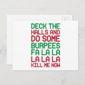 クリスマスバーピーズ シーズンポストカード (正面/裏面)