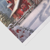 クリスマスバーンコラージュ1デコページ紙 薄葉紙 (詳細)