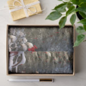 クリスマスバーン1デコページ紙 薄葉紙 (ギフト)