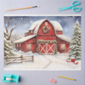 クリスマスバーン5デクページ紙 薄葉紙 (クラフト)