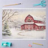 クリスマスバーン6デクページ紙 薄葉紙 (クラフト)