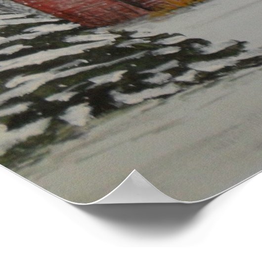 クリスマスバーン ポスター (角)