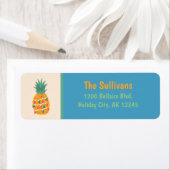 クリスマスパイナップル差出人住所 ラベル (インサイチュ)