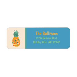 クリスマスパイナップル差出人住所 ラベル