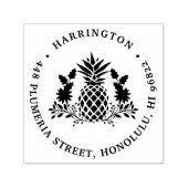 クリスマスパイナップル |休日の差出人住所 セルフインキングスタンプ (デザイン)