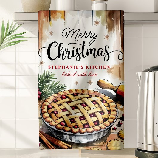 クリスマスパイバキング オーダーメイド キッチンタオル