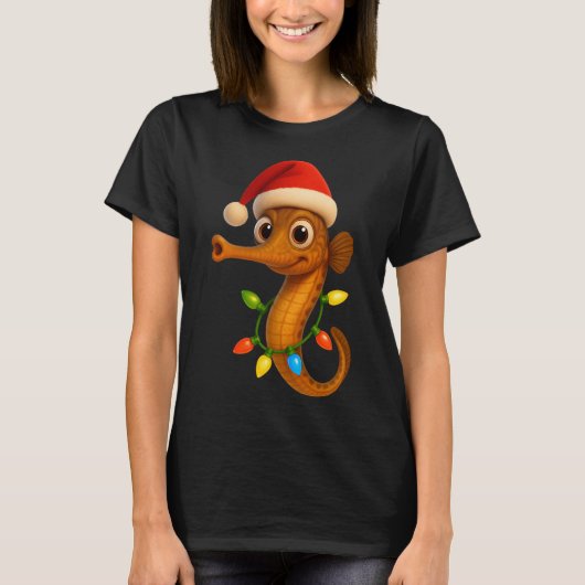 クリスマスパイプフィッシュ Tシャツ (正面)