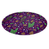 クリスマスパインのコーン：シームレスなフェスティバル カッティングボード (角)