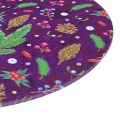 クリスマスパインのコーン：シームレスなフェスティバル カッティングボード (角)