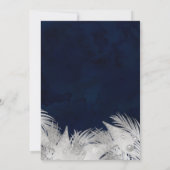 クリスマスパインのミスタントシルバーのデッキホール 招待状 (裏面)