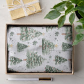 クリスマスパインの木のパタお洒落ーン 薄葉紙 (ギフト)