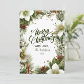 クリスマスパイングリーンリーエレガンス シーズンカード (スタンド正面)