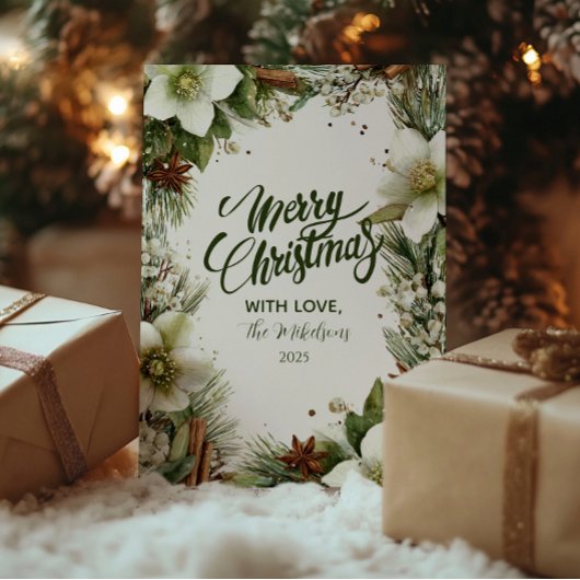 クリスマスパイングリーンリーエレガンス シーズンカード