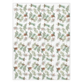 クリスマスパインコニファーフォレストフェスティバル テーブルクロス (正面)