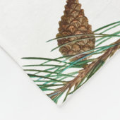 クリスマスパインコニファーフォレストフェスティバル フリースブランケット (角)