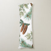 クリスマスパインコニファーフォレストフェスティバル ボディピロー (裏面 (縦))