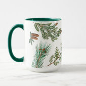 クリスマスパインコニファーフォレストフェスティバル マグカップ (左)
