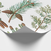 クリスマスパインコニファーフォレストフェスティバル ラッピングペーパー (角)